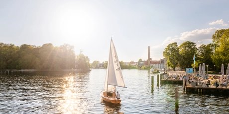 Die Müggelspree in Friedrichshagen
