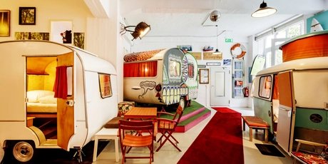 15-Min-Stadt-Hotel Hüttenpalast Caravan