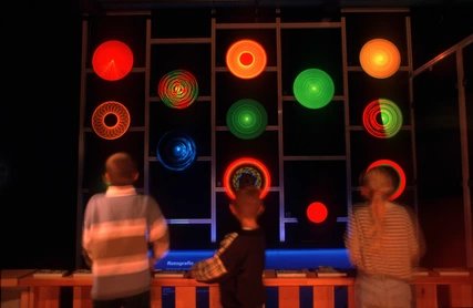 Children at the German Museum of Technology Berlin