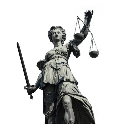 Statue der Justitia