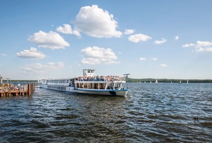 Schiffsanlegestelle Rübezahl am Müggelsee in Berlin