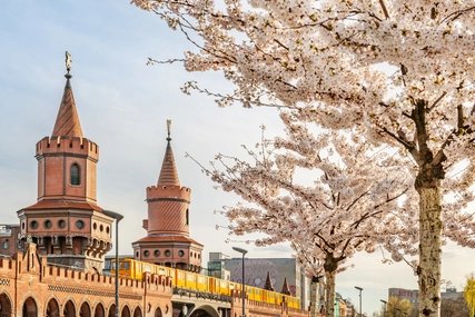 Oberbaumbrücke im Frühling