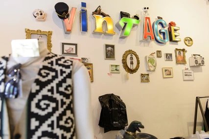 Vintage und Second Hand Geschäft 
