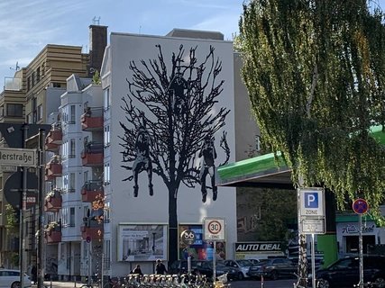 Street Art: Tree Children by Victor Ash