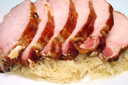 Berliner Küche: Kassler und Sauerkraut