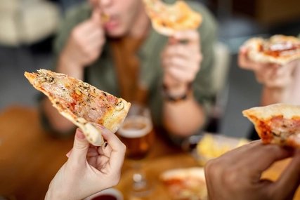 Pizzastücke