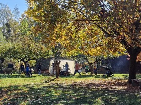 Das Museumsdorf im Herbst