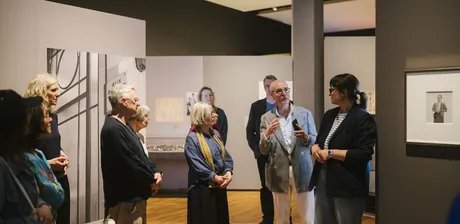 Blick in die Ausstellung "Many shades of Grés"
