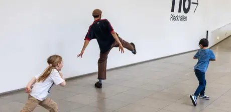 Museumparkour im Hamburger Bahnhof