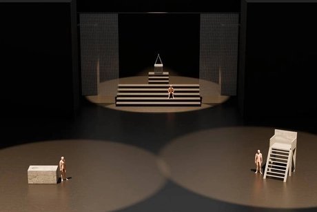 3D Animation Bühnenbildmodell
