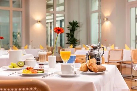 Frühstück im Restaurant Aquin