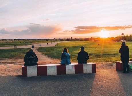 Sonnenuntergang Tempelhofer Feld