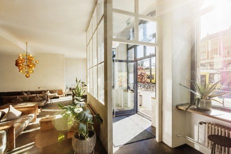 15-Min-Stadt-Hotel Michelberger vestíbulo