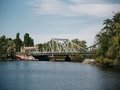 Die Glienicker Brücke an der Wannsee-Babelsberg Route