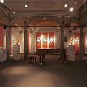 Blick in die Dauerausstellung der Mendelssohn Remise