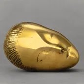 Muse endormie, Constantin Brancusi, 1910Plastik / Bronze, poliert, Paris, Centre Pompidou-CNAC-MNAM