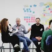 Talkrunde im Museum