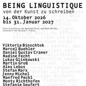 BEING LINGUISTIQUE – von der Kunst zu schreiben