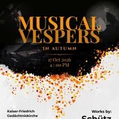 Musical Vespers in Autumn – Geistliche Chormusik im Herbst