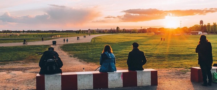 Sunset Tempelhofer Feld