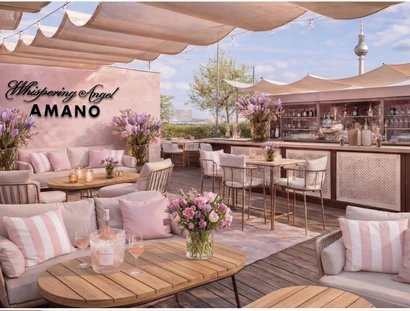 Dachterrasse des Hotel Amano