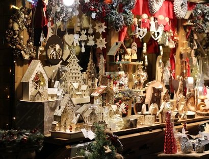 Booth at Christmas Market