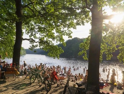 Krumme Lanke: lac de baignade à Berlin