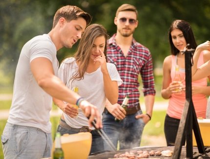 Grillparty im Grünen