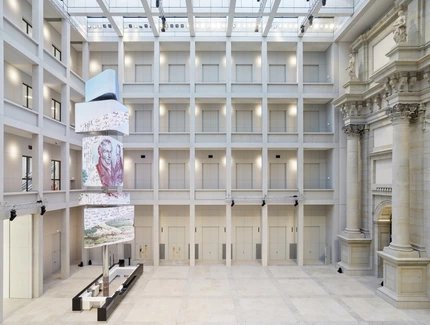 Foro Humboldt de Berlín, vestíbulo y portal Eosander