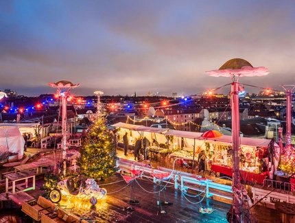 Mercado navideño en Klunkerkranich