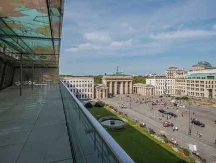 Akademie der Künste Berlin at Pariser Platz, roof terrace
