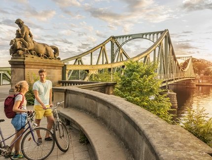 Visite à vélo du pont Glienicker, dans la banlieue de Berlin