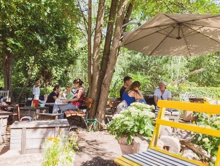 Café Eule im grünen Gleisdreieckpark