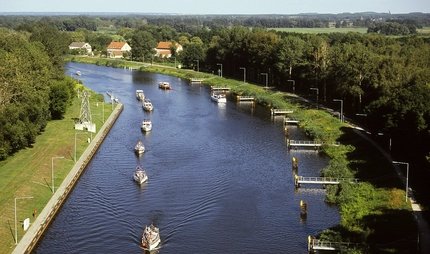 Finow canal in the Biosphere Reserve Schorfheide-Chorin Photo: Finow canal in the Biosphere Reserve Schorfheide-Chorin