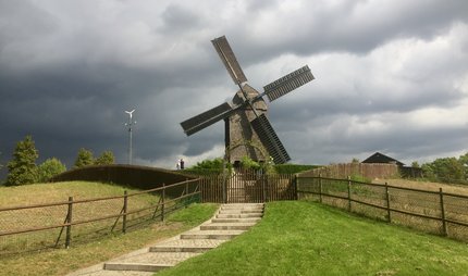 Bockwindmühle in Alt-Marzahn, Berlin Marzahner Bockwindmühle