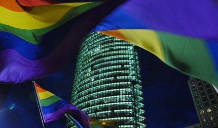 Regenbogen Flaggen