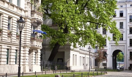 Innenhof von Riehmers Hofgarten in Kreuzberg Hotel Riehmers Hofgarten