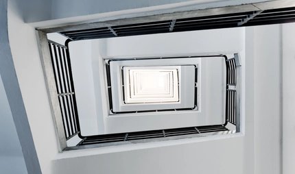 Treppenhaus im Siemens Schaltwerk-Hochhaus Treppenhaus im Siemens Schaltwerk-Hochhaus