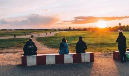Sunset Tempelhofer Feld