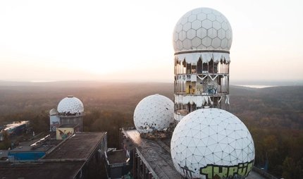 Secret Tours Berlin Vista sul Teufelsberg di Berlino