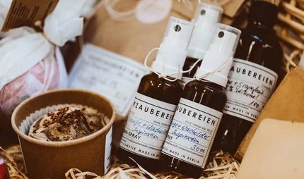 Selección de productos cosméticos de Verzaubereien